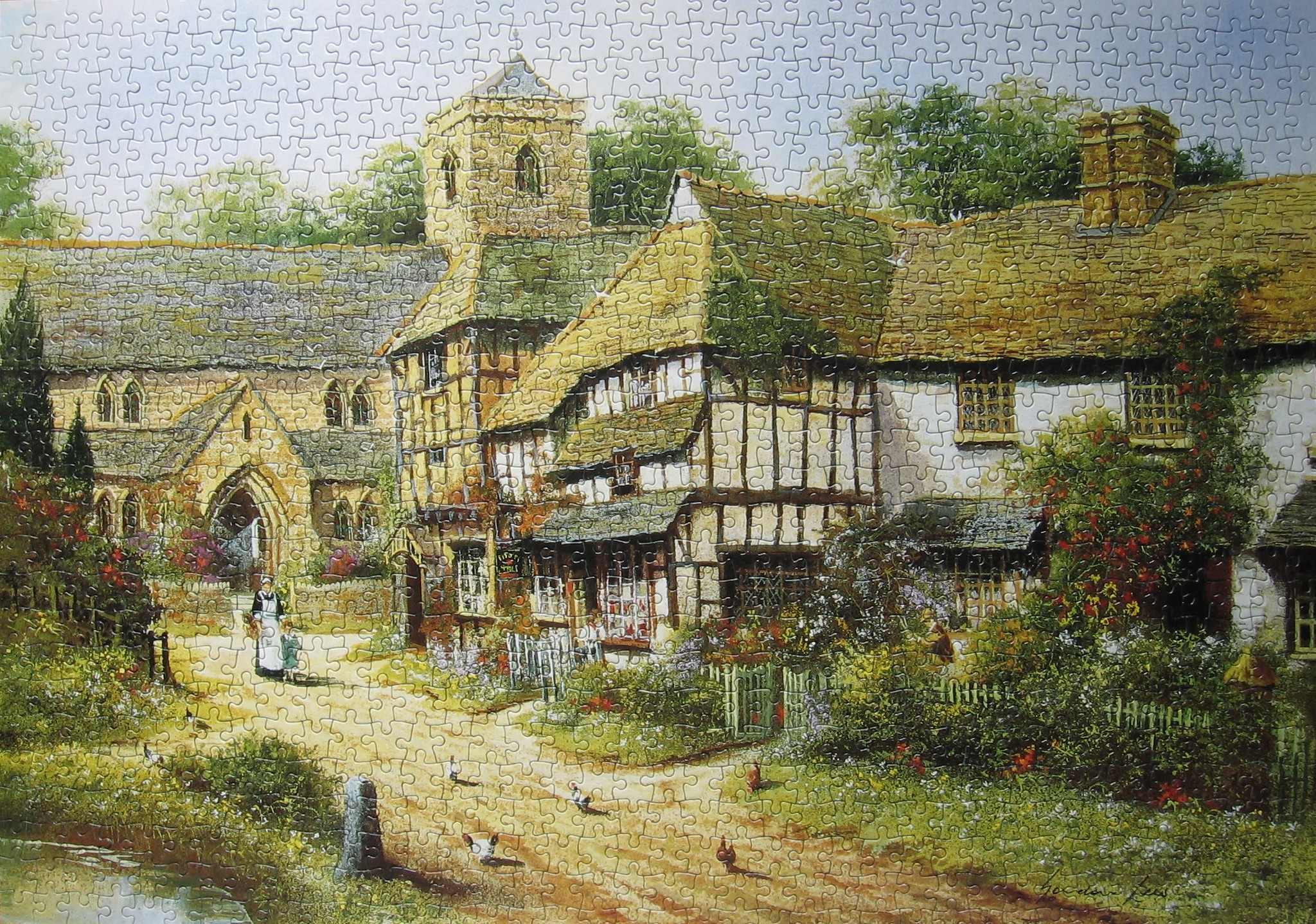 Village, England (Gordon Lees) (1000) .